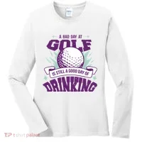 Bad Day At Golf Funny Women's Long Sleeve Shirt thumb 0