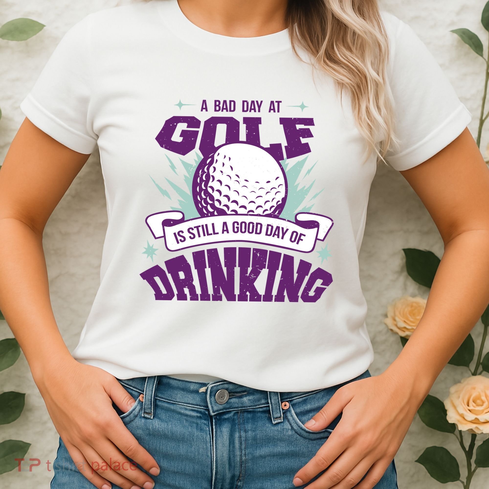Bad Day At Golf Funny Women's T-Shirt