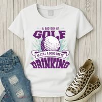 Bad Day At Golf Funny Women's T-Shirt thumb 3