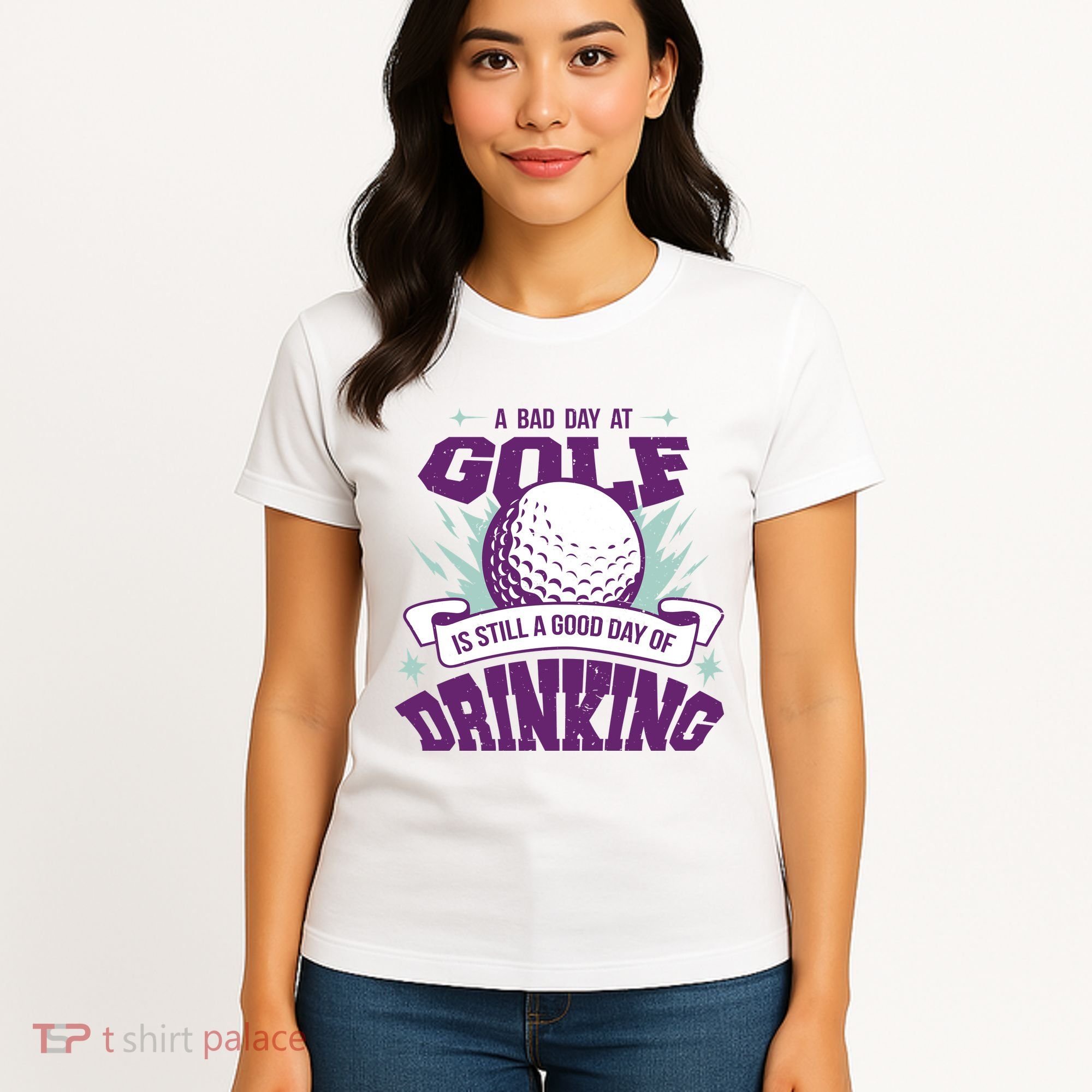 Bad Day At Golf Funny Women's T-Shirt
