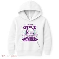 Bad Day At Golf Funny Kids Hoodie thumb 0