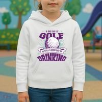 Bad Day At Golf Funny Kids Hoodie thumb 3
