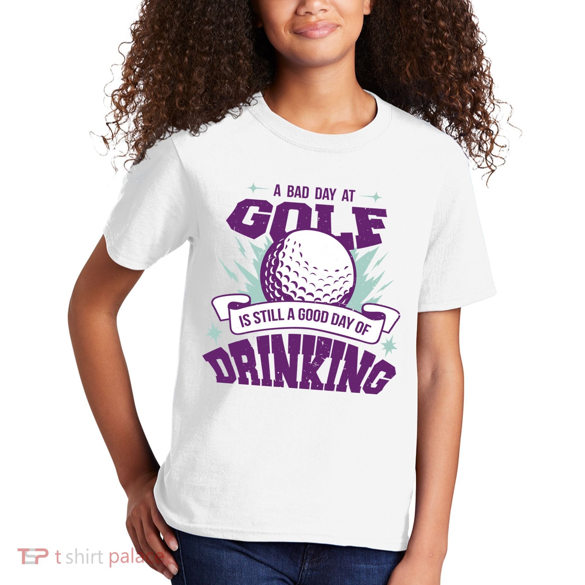 Bad Day At Golf Funny Kids T-Shirt