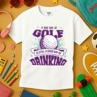 Bad Day At Golf Funny Kids T-Shirt thumb 3