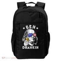 Ben Drankin Benjamin Franklin Funny Ing 4th Of July Usa Great Gift Backpack thumb 0