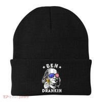 Ben Drankin Benjamin Franklin Funny Ing 4th Of July Usa Great Gift Beanie thumb 0