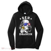 Ben Drankin Benjamin Franklin Funny Ing 4th Of July Usa Great Gift Women's Hoodie thumb 0