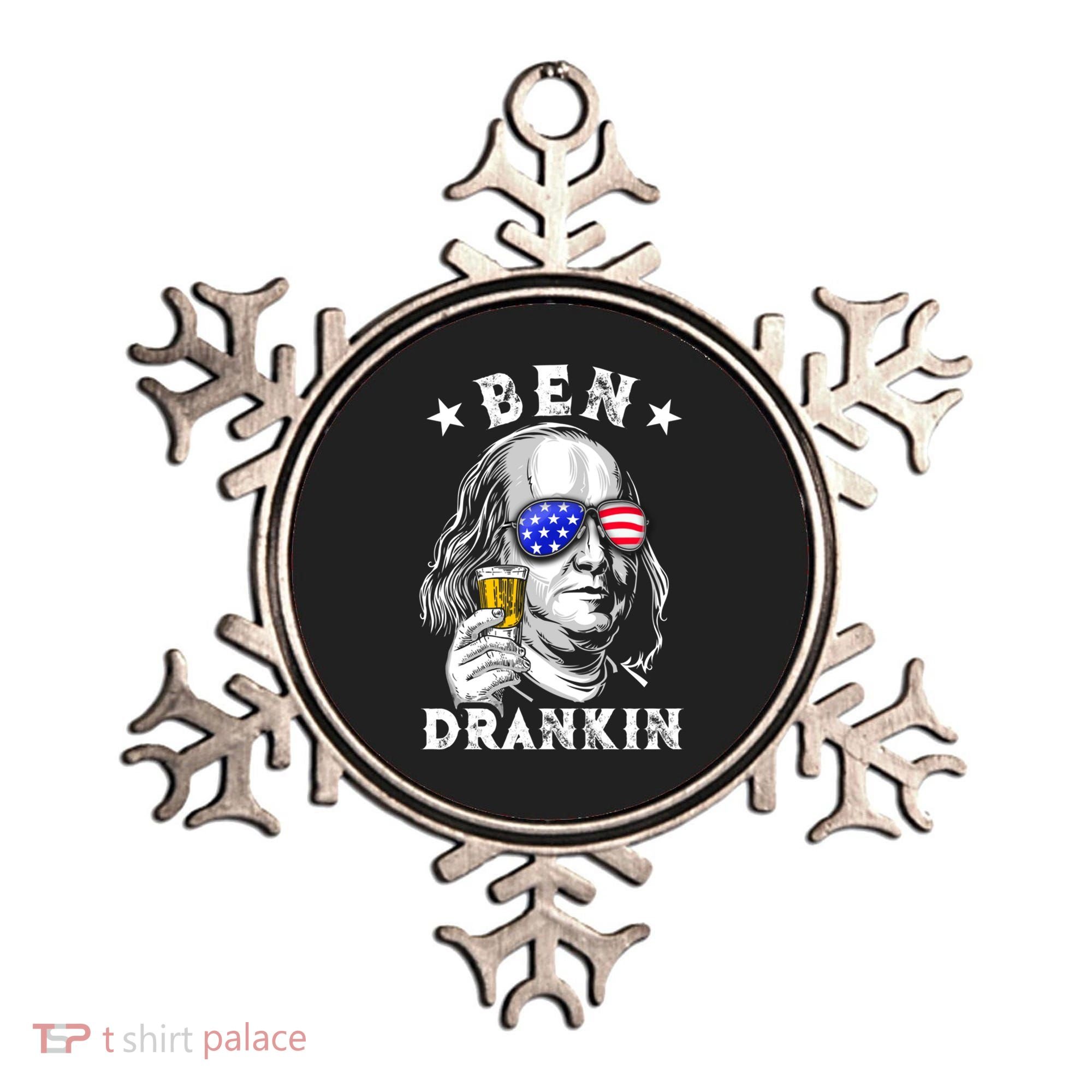 Ben Drankin Benjamin Franklin Funny Ing 4th Of July Usa Great Gift Ornament