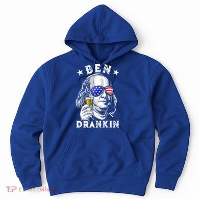 Ben Drankin Benjamin Franklin Funny Ing 4th Of July Usa Great Gift Hoodie