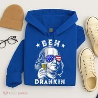 Ben Drankin Benjamin Franklin Funny Ing 4th Of July Usa Great Gift Hoodie thumb 4