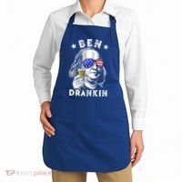Ben Drankin Benjamin Franklin Funny Ing 4th Of July Usa Great Gift Apron thumb 2