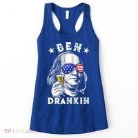 Ben Drankin Benjamin Franklin Funny Ing 4th Of July Usa Great Gift Women's Tank Top thumb 0