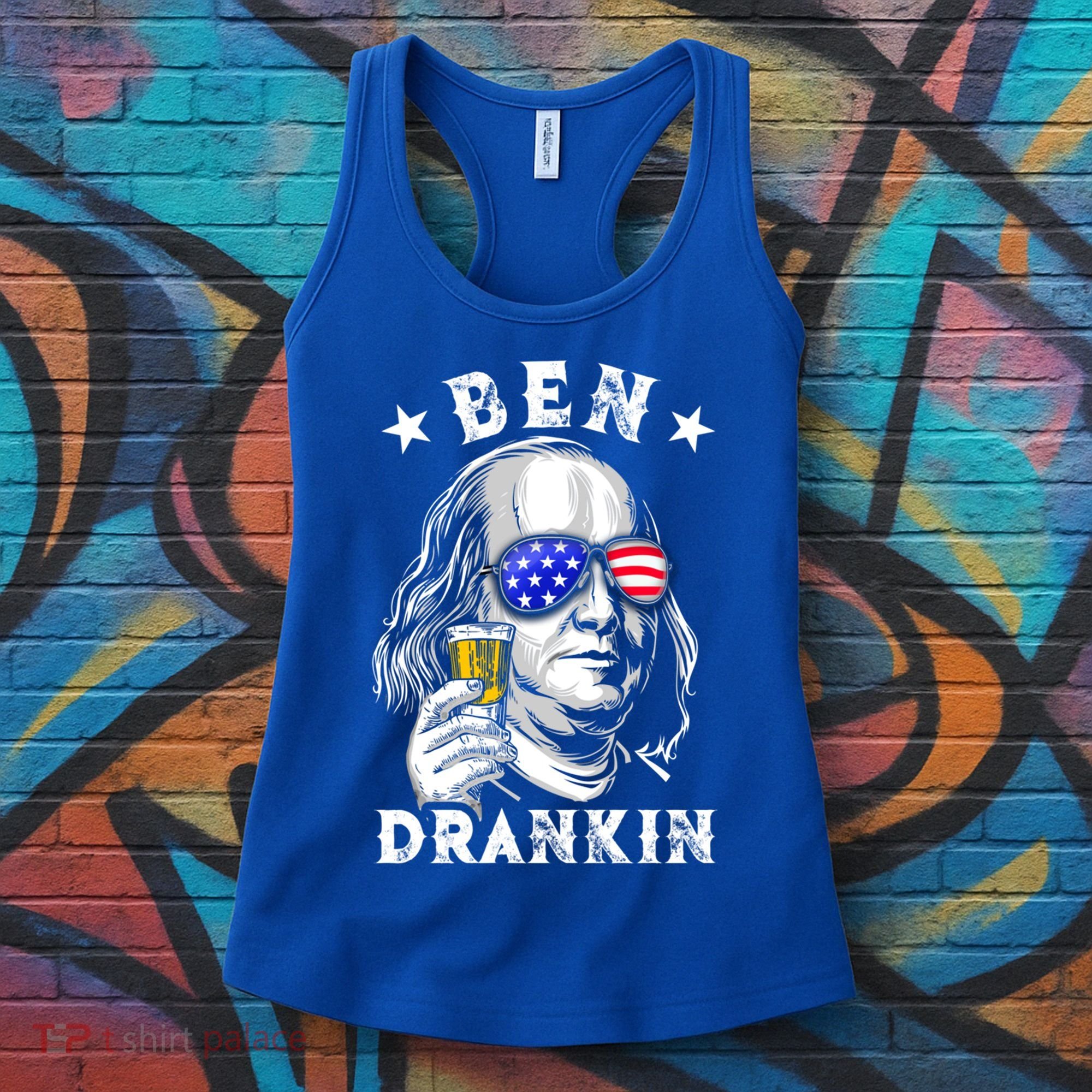 Ben Drankin Benjamin Franklin Funny Ing 4th Of July Usa Great Gift Women's Tank Top