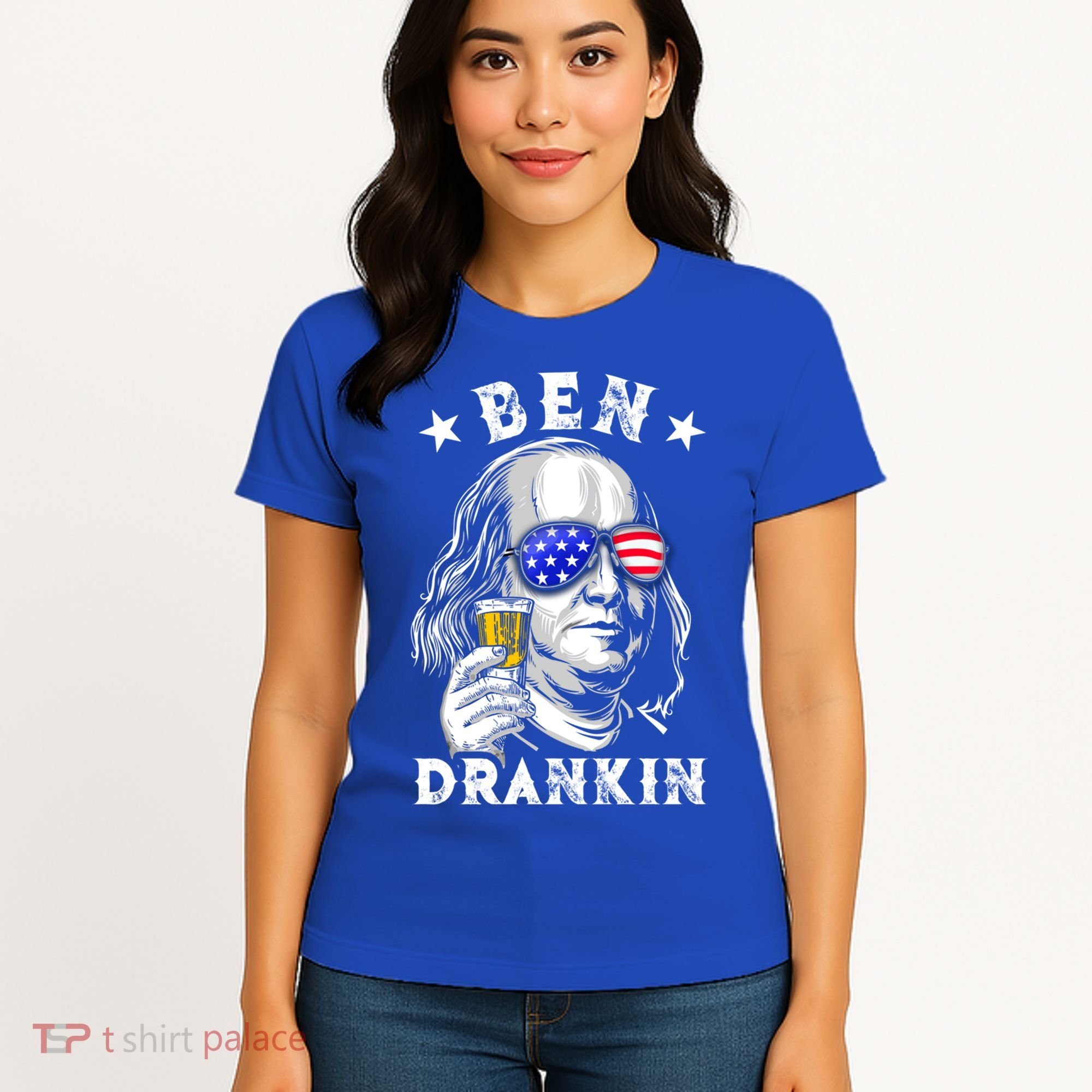 Ben Drankin Benjamin Franklin Funny Ing 4th Of July Usa Great Gift Women's T-Shirt