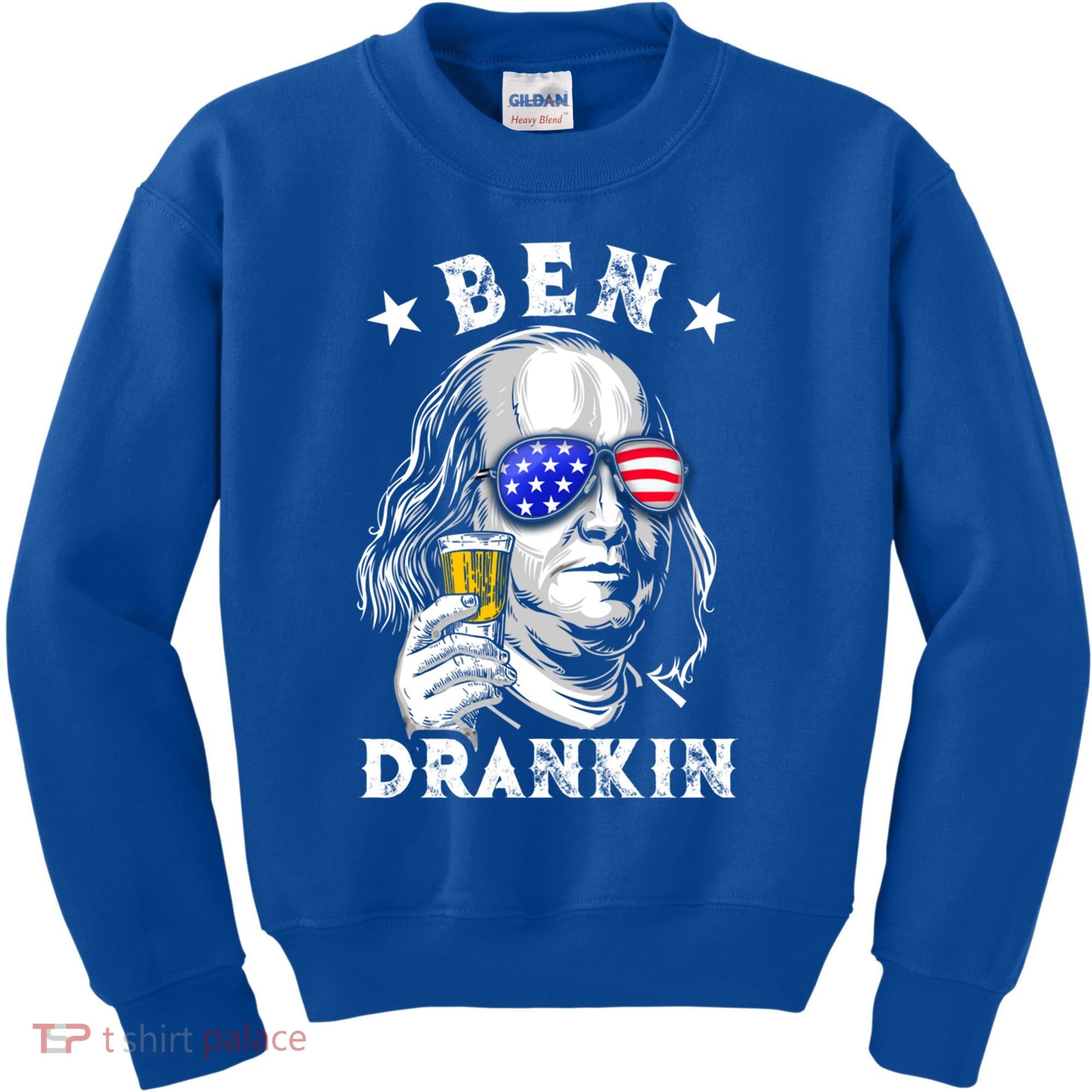 Ben Drankin Benjamin Franklin Funny Ing 4th Of July Usa Great Gift Kids Sweatshirt