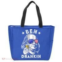 Ben Drankin Benjamin Franklin Funny Ing 4th Of July Usa Great Gift Tote Bag thumb 0