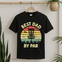 Best Dad By Par Funny Disc Golf Frisbee Golfer Father's Day T-Shirt thumb 2