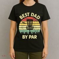 Best Dad By Par Funny Disc Golf Frisbee Golfer Father's Day T-Shirt thumb 4
