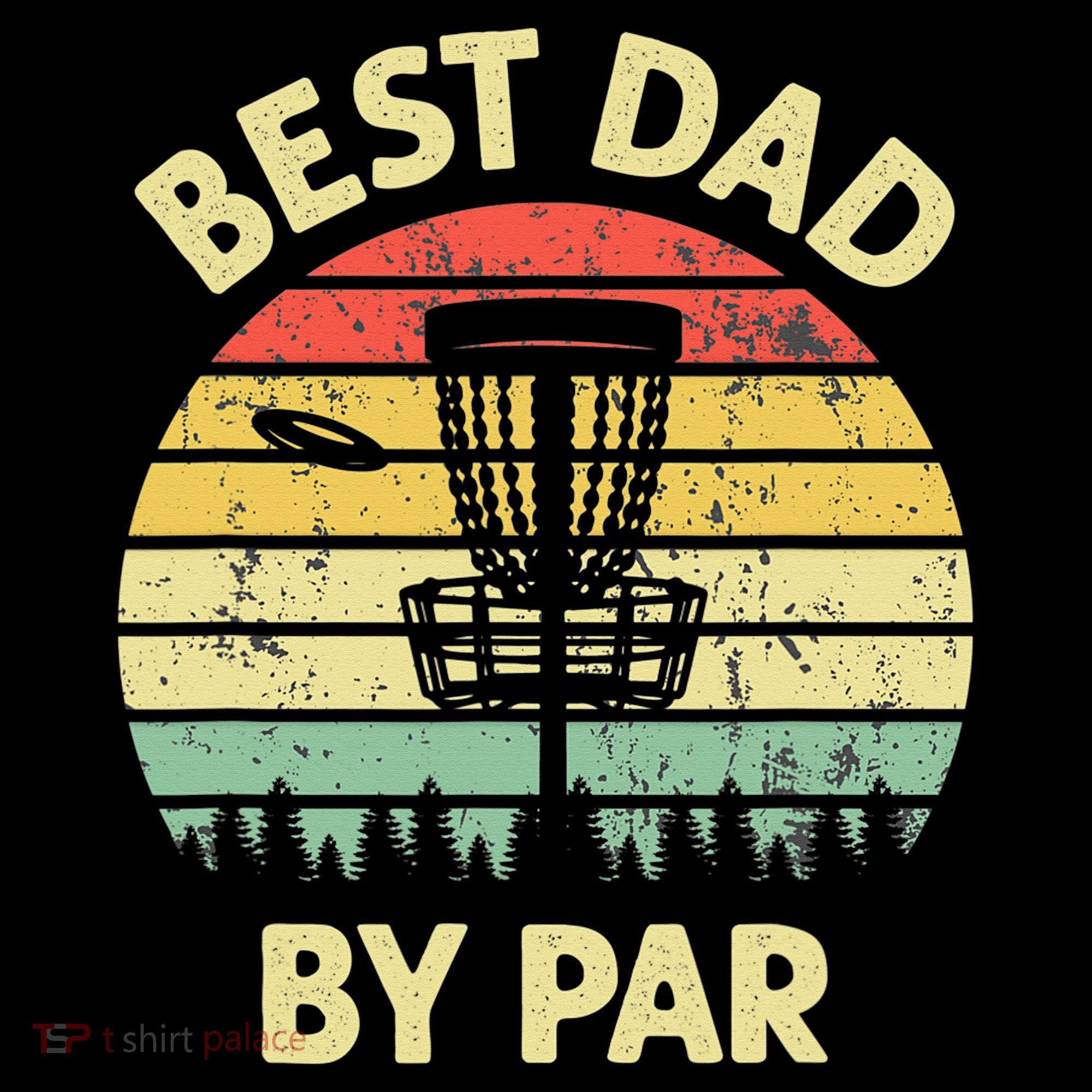 Best Dad By Par Funny Disc Golf Frisbee Golfer Father's Day Coffee Mug