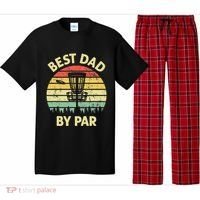 Best Dad By Par Funny Disc Golf Frisbee Golfer Father's Day Pajama Set thumb 0