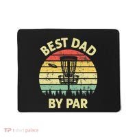 Best Dad By Par Funny Disc Golf Frisbee Golfer Father's Day Mousepad thumb 0
