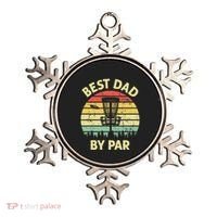 Best Dad By Par Funny Disc Golf Frisbee Golfer Father's Day Ornament thumb 0