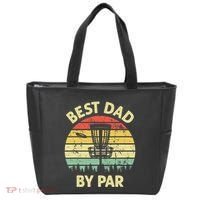 Best Dad By Par Funny Disc Golf Frisbee Golfer Father's Day Tote Bag thumb 0