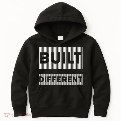 Built Different Kids Hoodie
