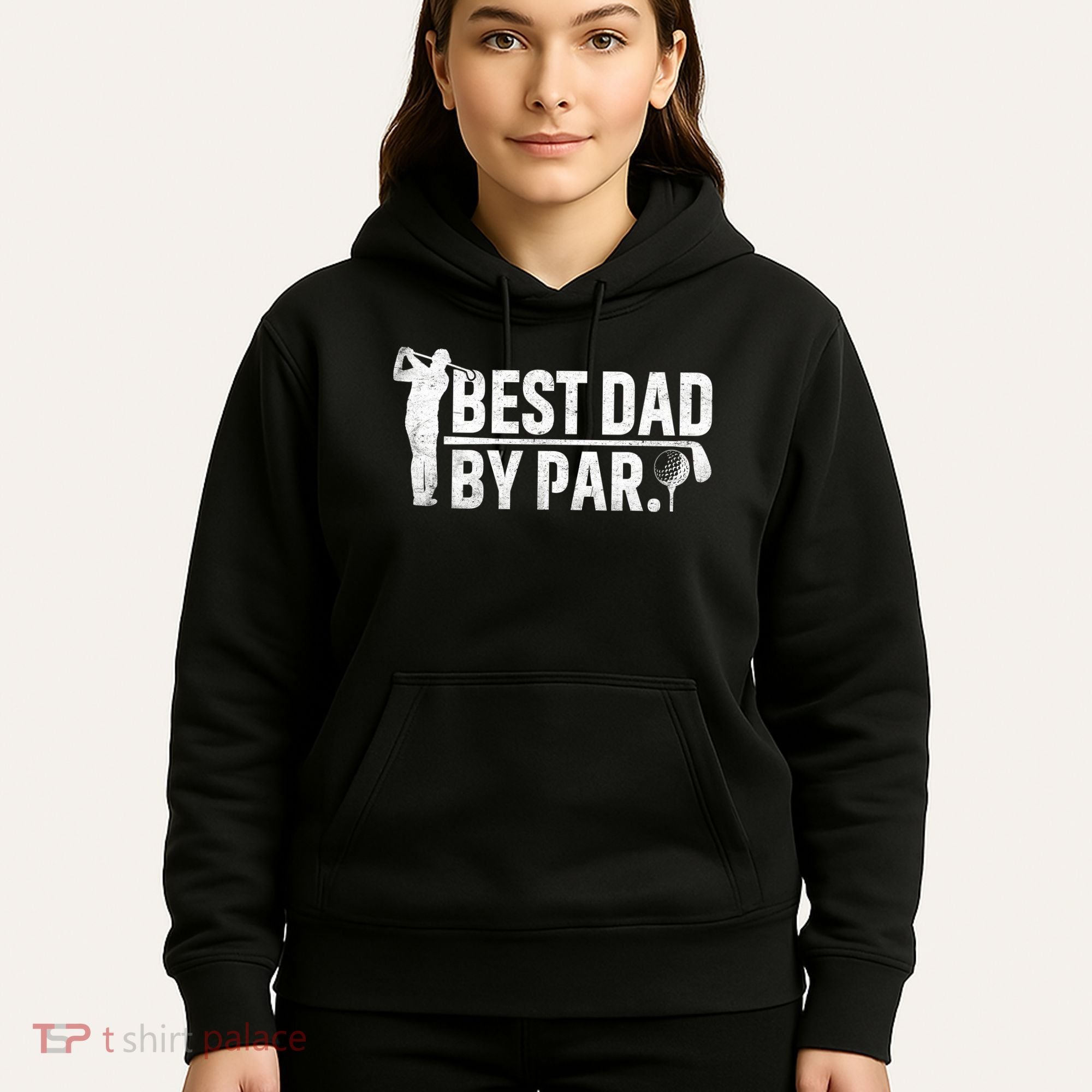 Best Dad By Par Funny Golf Daddy Fathers Day Birthday Gifts Hoodie
