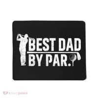 Best Dad By Par Funny Golf Daddy Fathers Day Birthday Gifts Mousepad thumb 0