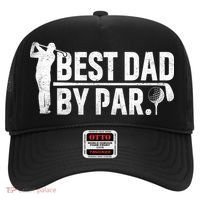 Best Dad By Par Funny Golf Daddy Fathers Day Birthday Gifts Hat thumb 0