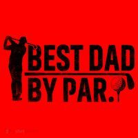 Best Dad By Par Funny Golf Daddy Fathers Day Birthday Gifts Santa Hat thumb 1