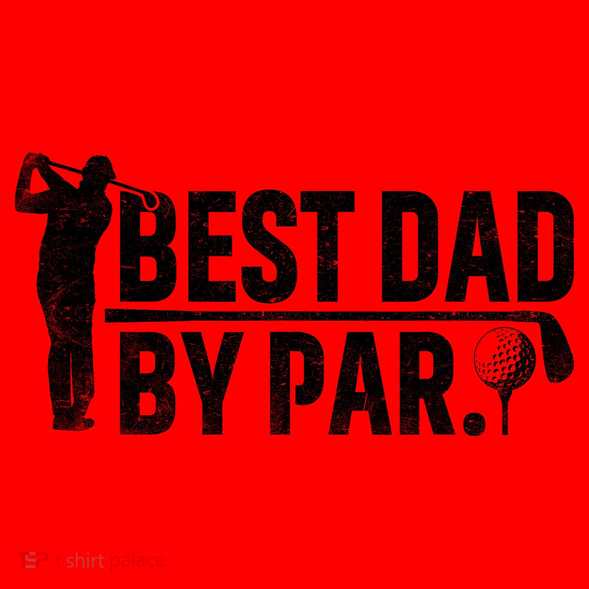 Best Dad By Par Funny Golf Daddy Fathers Day Birthday Gifts Santa Hat