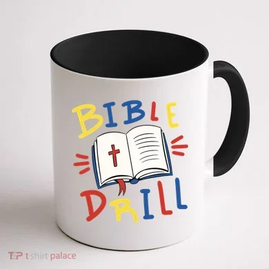 Bible Drill Coffee Mug back