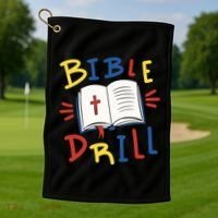 Bible Drill Golf Towel thumb 1