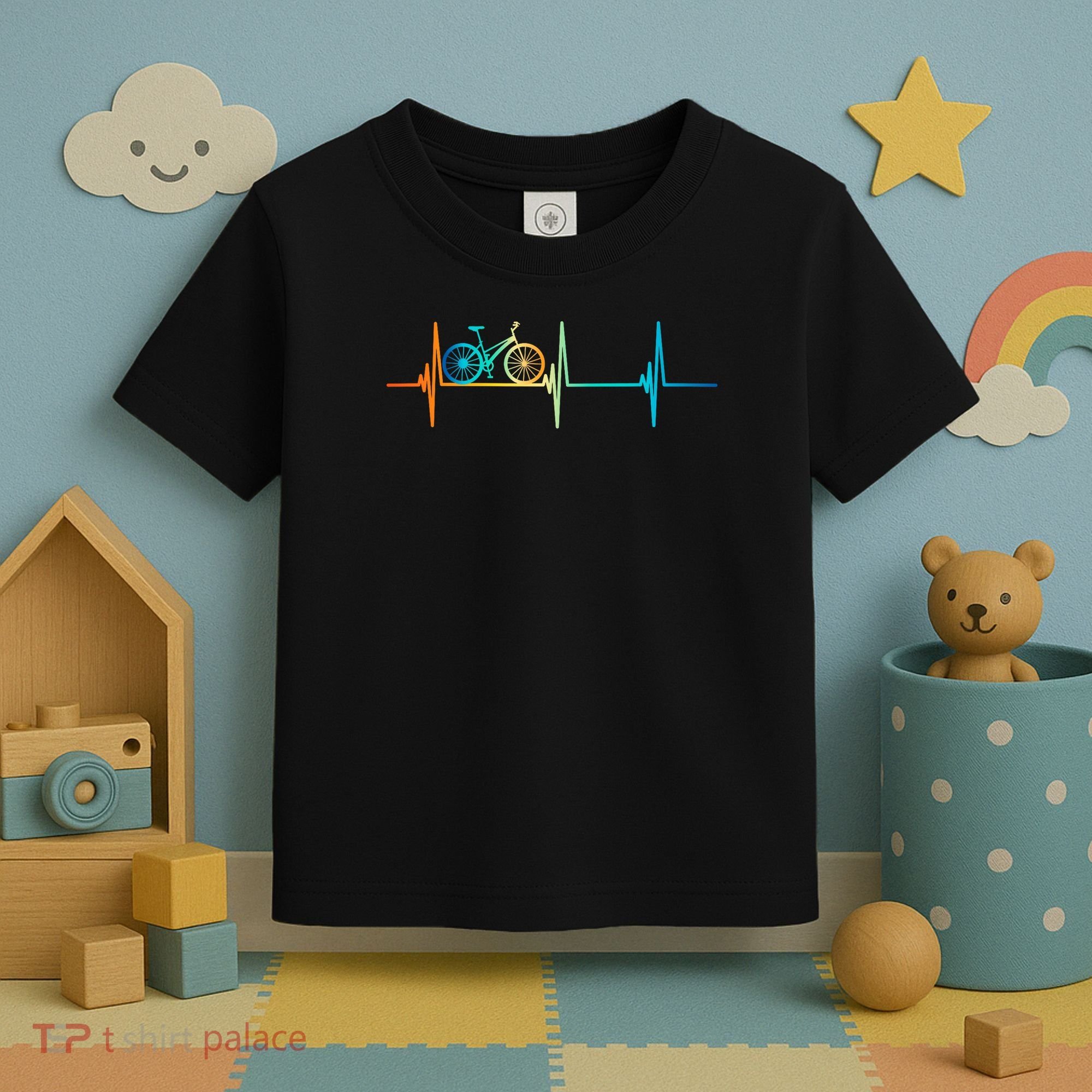 Bicycle Driving Bicyclist Cyclist Bike Rider Toddler T-Shirt