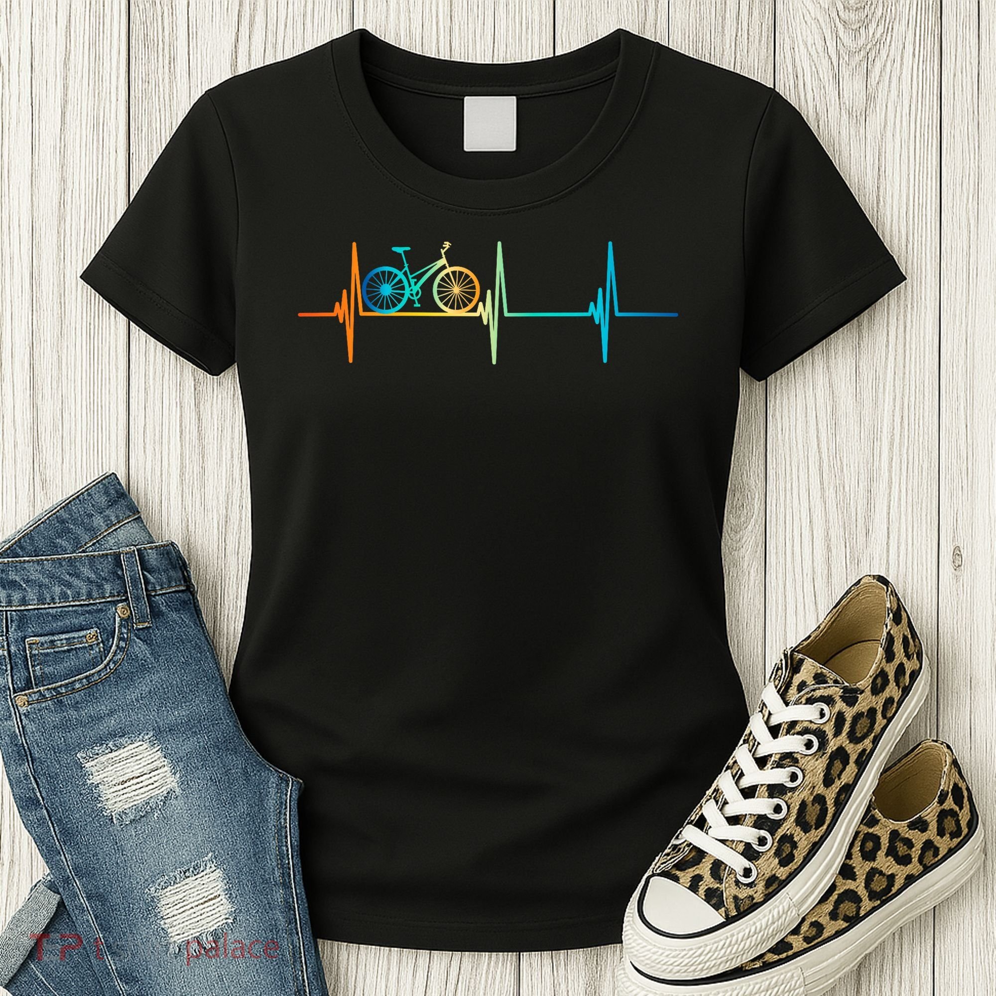 Bicycle Driving Bicyclist Cyclist Bike Rider Women's T-Shirt