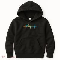 Bicycle Driving Bicyclist Cyclist Bike Rider Kids Hoodie thumb 0
