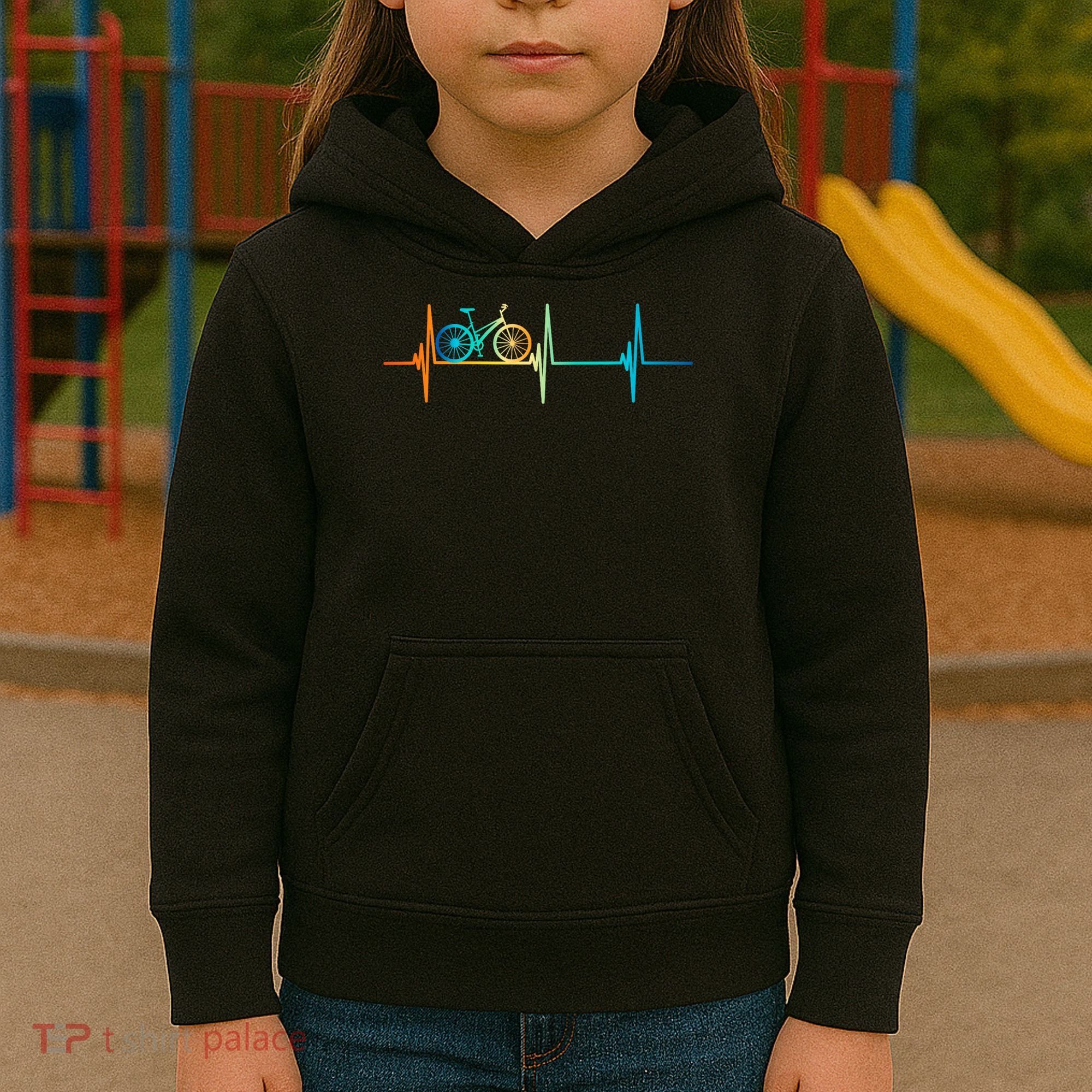 Bicycle Driving Bicyclist Cyclist Bike Rider Kids Hoodie