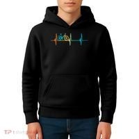 Bicycle Driving Bicyclist Cyclist Bike Rider Kids Hoodie thumb 4
