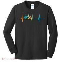 Bicycle Driving Bicyclist Cyclist Bike Rider Kids Long Sleeve Shirt thumb 0