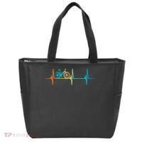 Bicycle Driving Bicyclist Cyclist Bike Rider Tote Bag thumb 0