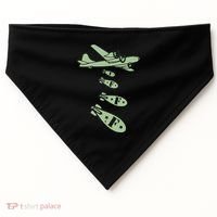 Bomber Dropping Bombs USA-Made Doggie Bandana thumb 0