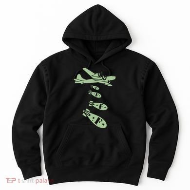 Bomber Dropping Bombs Hoodie