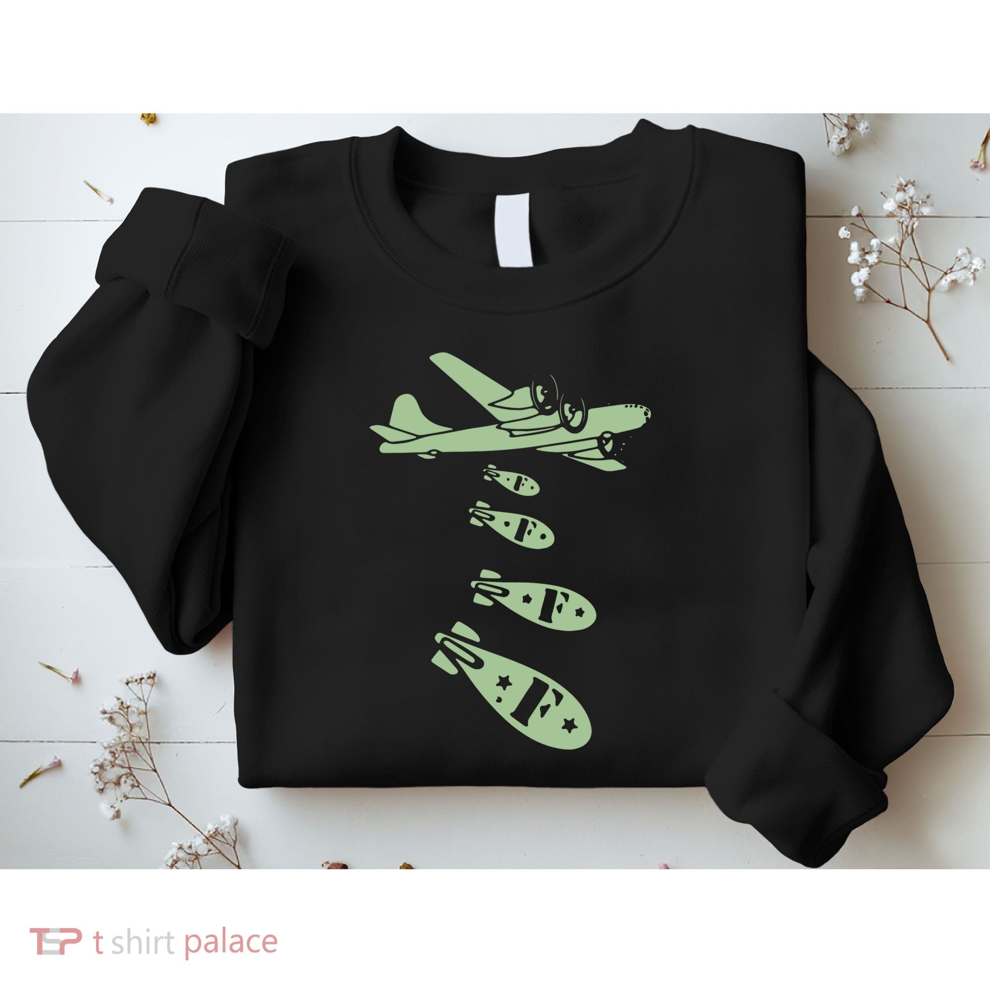 Bomber Dropping Bombs Sweatshirt