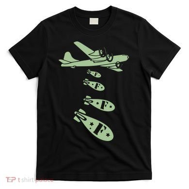 Bomber Dropping Bombs T-Shirt