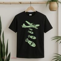 Bomber Dropping Bombs T-Shirt thumb 2