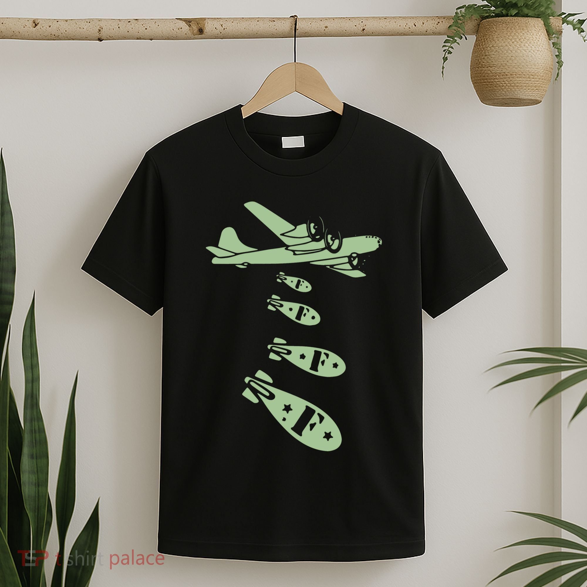 Bomber Dropping Bombs T-Shirt