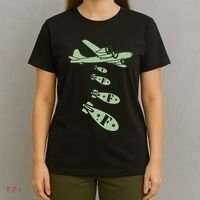 Bomber Dropping Bombs T-Shirt thumb 4