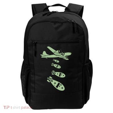 Bomber Dropping Bombs Backpack